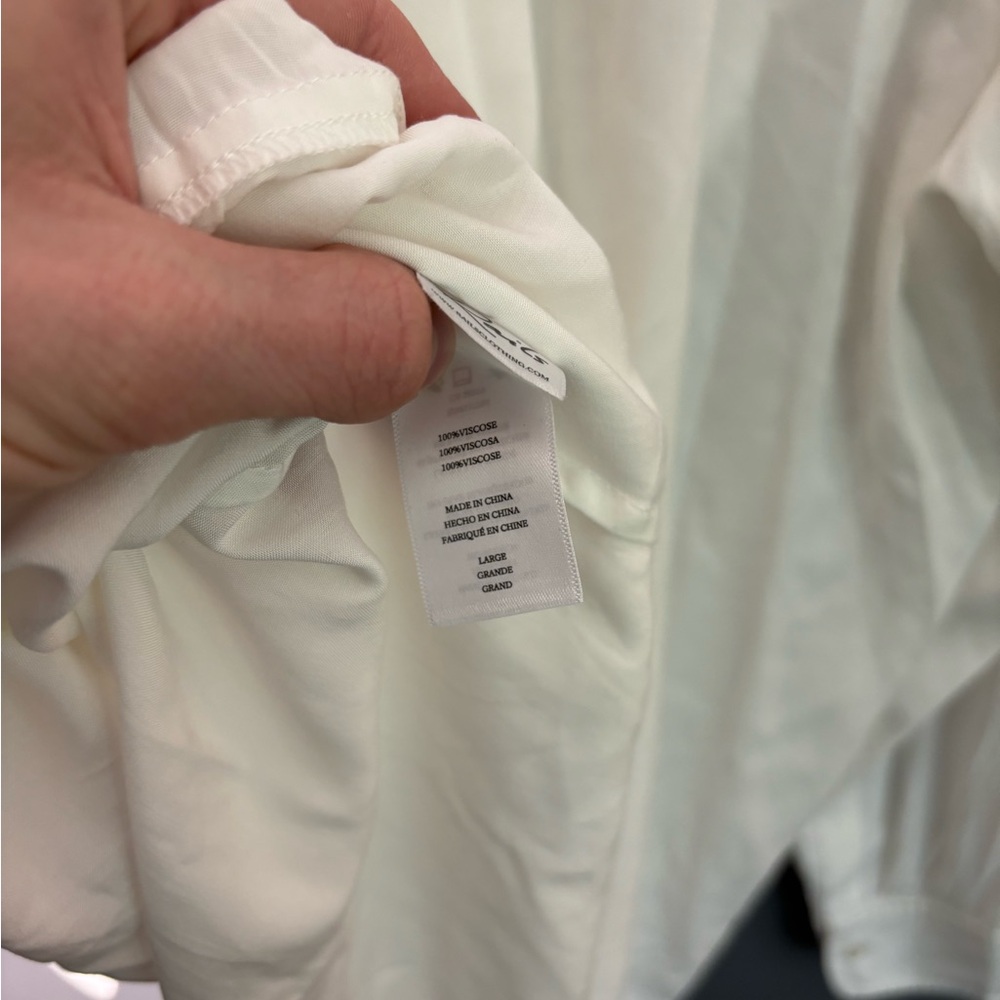 Rails Hillary Blouse in White Womens Size Large - Picture 7 of 7